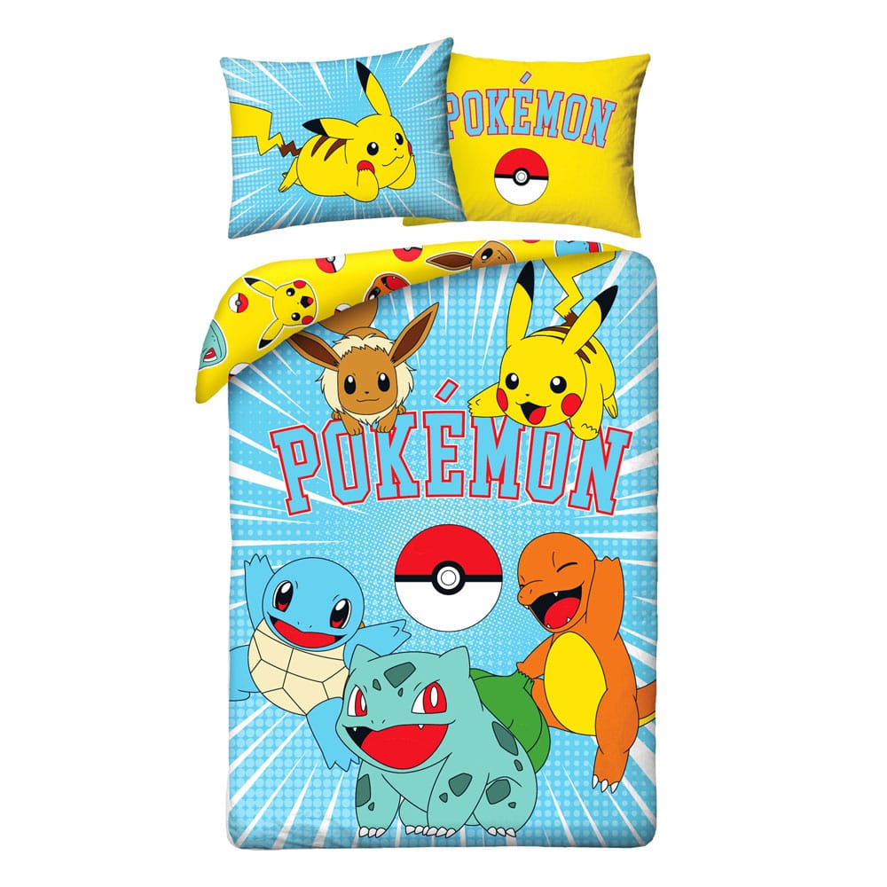 Pokémon Duvet Set Ver. 14 140 X 200 Cm / 70 X 90 Cm Halantex