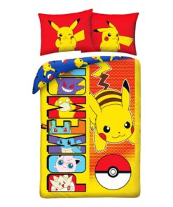 Pokémon Duvet Set Ver. 15 140 X 200 Cm / 70 X 90 Cm Halantex