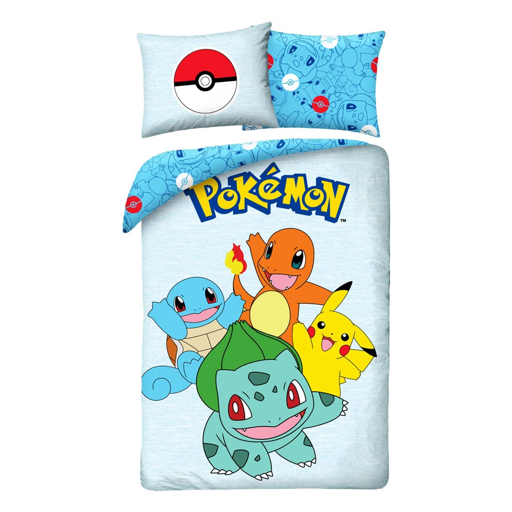 Pokémon Duvet Set Ver. 6 140 X 200 Cm / 70 X 90 Cm Halantex