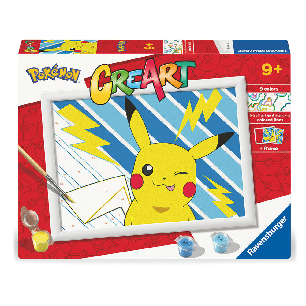 Pokemon Pikachu CreArt Painting kit Ravensburger