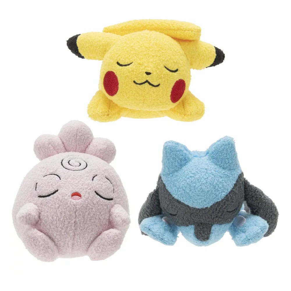 Pokémon Sleeping Peluche Figura Different Versions 12 Cm Jazwares
