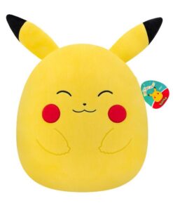 Pokémon Squishmallows Peluche Figura Happy Pikachu 35 Cm Jazwares