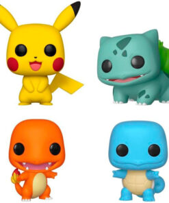 Pop Pack 4 Figures Pokemon Starters Esclusiva Funko