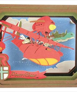 PORCO ROSSO ADRIATIC SEA PAPER THEATER 3D POSTER ENSKY