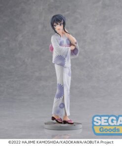 Rascal Does Not Dream Of Bunny Girl Senpai Luminasta Pvc Statua Mai Sakurajima Yukata 22 Cm Sega