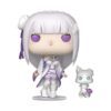 Re:zero Pop!&buddy Animation Vinile Figures Emilia W/puck 9 Cm Funko