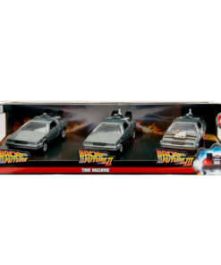 Ritorno Al Futuro 40th Anniversary Macchina Del Tempo Pack 3 Dlorean Jada Toys