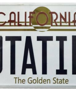 Ritorno Al Futuro Metal Sign ´outatime´ Delorean License Piatto Fanattik