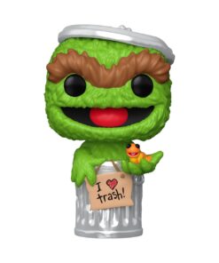 Sesame Street Pop! Tv Vinile Figura Oscar The Grouch 9 Cm Funko