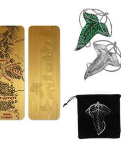 Set Spilla di Lórien e Segnalibro in Metallo – Il Signore degli Anelli