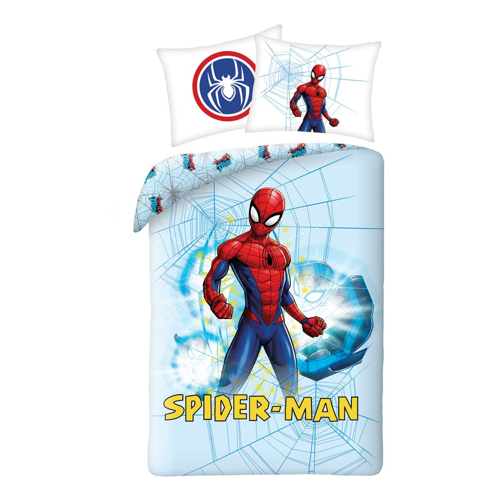 Spider-Man Duvet Set Spider-Man Fight Stance 140 X 200 Cm / 70 X 90 Cm Halantex