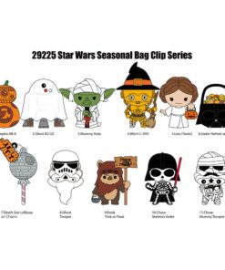 Star Wars 3d Pvc Bag Clips Halloween  Con Figura Int.