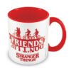 Stranger Things Coloured Inner Tazza Friends Don't Lie Pyramid International