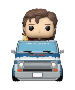 Stranger Things Pop! Rides Deluxe Vinile Steve Con The Squawk Van Esclusiva 9 Cm Funko