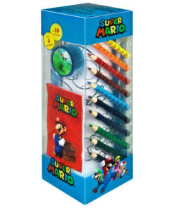 Super Mario Bros Stationery Set 35 Pezzi Nintendo