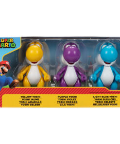 Super Mario Bros Yoshi pack 3 figures 10cm Jakks Pacific