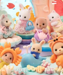 SYLVANIAN FAMILY AMICI MARE BLIND BOX(8 Mini Figura Epoch Di Fantasia