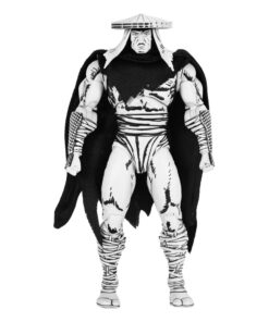 Tartarughe Ninja Action Figura Foot Assassin Black E White 18 Cm Neca