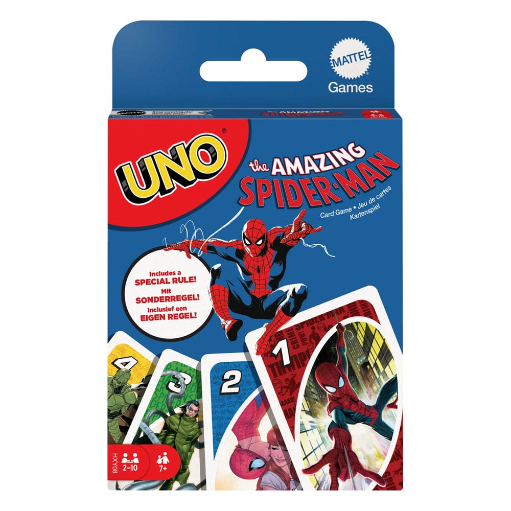 The Amazing Spider-man Carte Gioco Uno Mattel