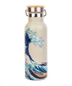 The Great Wave Of Kanagawa Hokusai Acciaio Inossidabile Bottiglia 500ml Erik