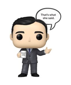 The Office Pop! Sayings Vinile Figura Michael 9 Cm Funko