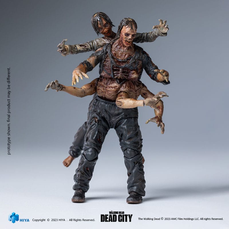 The Walking Dead Exquisite Mini Action Figura 1/18 Dead City Walker King 11 Cm Hiya Toys