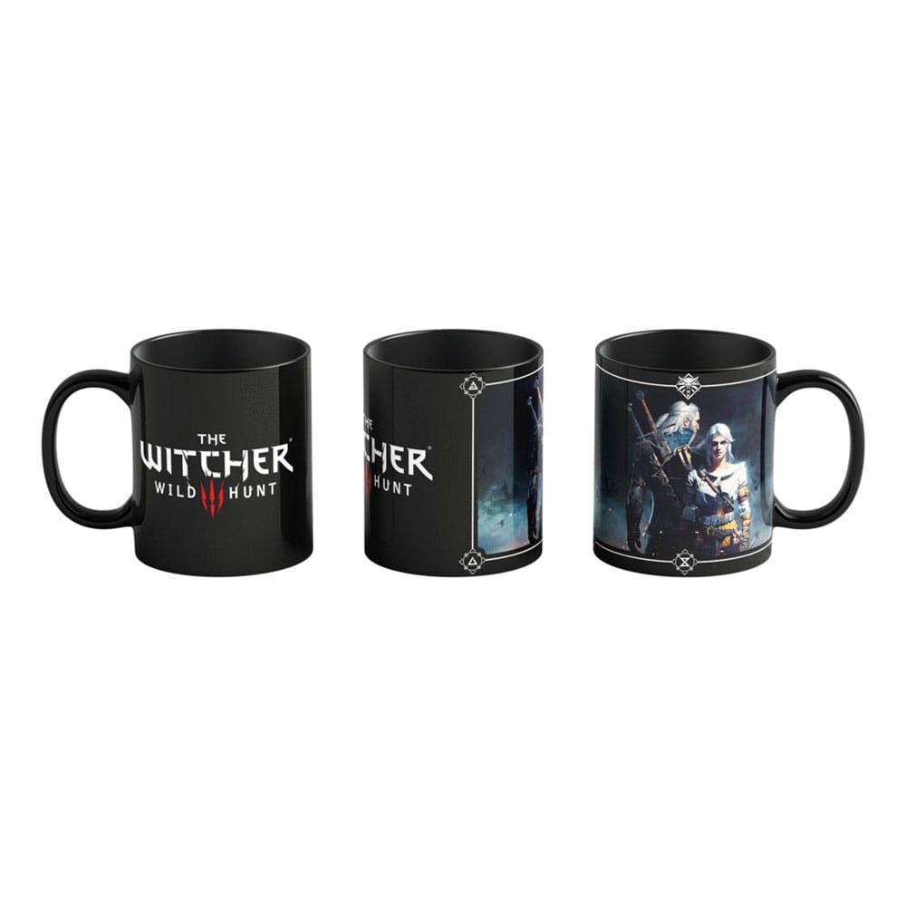 The Witcher Iii: Wild Hunt Heat Change Tazza Geralt & Ciri 480 Ml Good Loot