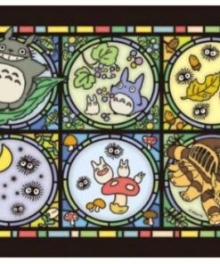 Totoro 208  Pezzi Stained Glass Puzzle Puzzle Studio Ghibli