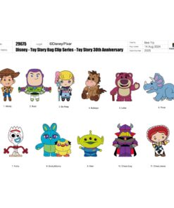 Toy Story 3d Pvc Bag Clips 30th Anniversary Series 67  Con Figura Int.