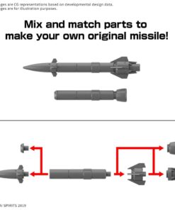 30MM 1/144 OP PRT SET 21 MULTI MISSILE 1 Model Kit Bandai Model Kit Gunpla