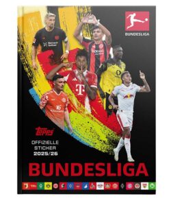 Bundesliga 2025/26 Sticker Collection Album Hardcover *German Version* Topps/Merlin