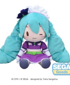 Character Vocal Series 01: Hatsune Miku Fuwa Petit Peluche Figura Hatsune Miku X Love E Berry Dress Up E Dance! Sparkly Purple