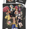 COPRIPIUMINO SINGOLO ONE PIECE PERSONAGGI NERO ANIME - ACCESSORI