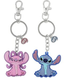 Disney Angel & Stitch Set 2 Portachiavis Peers Hardy