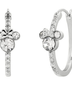 Disney Minnie Hoop Orecchini Silver Peers Hardy