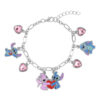 Disney Stitch Angel Ciondolo Braccialetto Peers Hardy