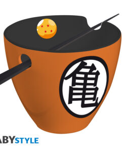Dragon Ball - Ramen Ciotola Con Bacchette Cinesi - "goku Symbols"