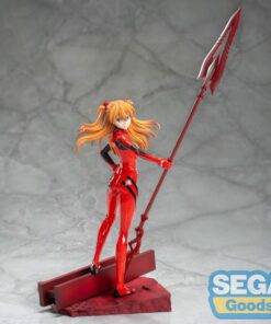 Evangelion: 3.0+1.0 Thrice Upon A Time Luminasta Pvc Statua Asuka Shikinami Langley X Spear Of Longinus 20 Cm Sega