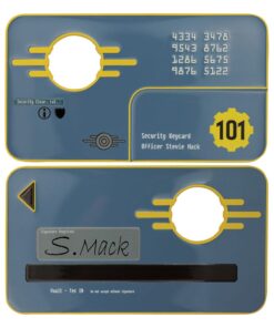 Fallout 3 Replica Vault 101 Security Keycard Edizione Limitata Fanattik