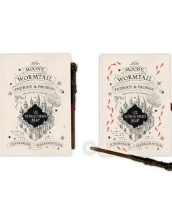 Harry Potter Mappa Del Malandrino A5 Premium Agenda + Wand Pen Erik