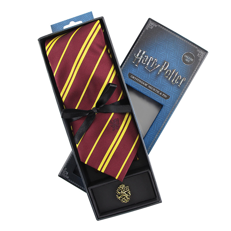 Harry Potter Set Cravatta con Spilla Grifondoro Box Cinereplicas