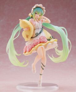 Hatsune Miku Pvc Statua Hatsune Miku Wonderland Figura La Bella Addormentata Reissue 18 Cm Taito Prize