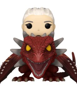 House Of The Dragon Pop! Rides Deluxe Rhaenys Targaryen con Meleys 13 Cm Funko