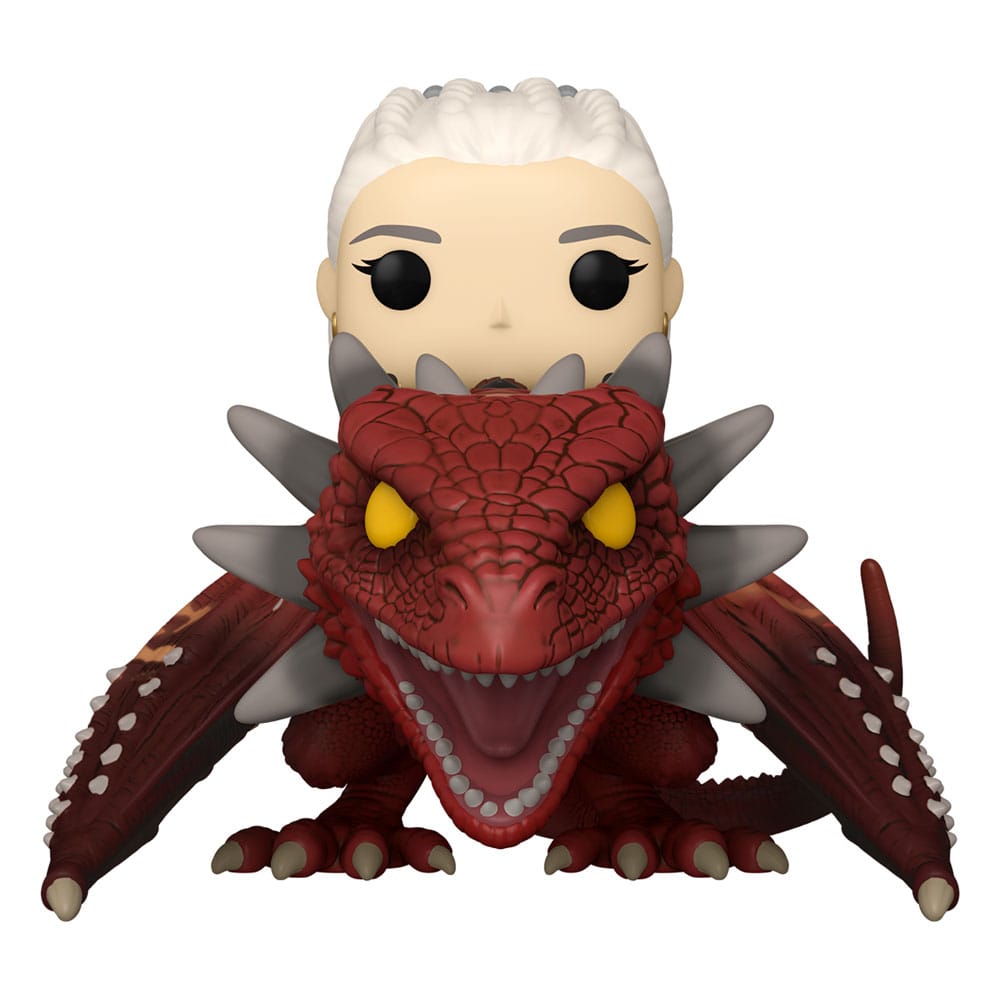 House Of The Dragon Pop! Rides Deluxe Rhaenys Targaryen con Meleys 13 Cm Funko