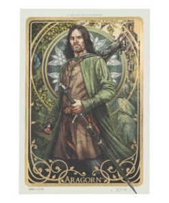 Il Signore Degli Anelli Art Print Aragorn Art Card 14 X 21 Cm Edizione Limitata Weta Workshop