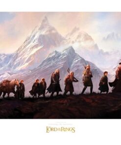 Il Signore Degli Anelli Art Print La Compagnia Dell'Anello 59 x 30 Cm Weta