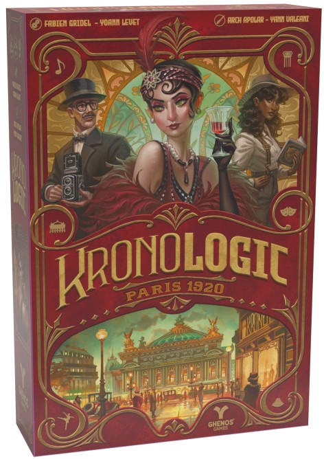 Kronologic Paris 1920 Italiano Gioco da Tavolo Ghenos Games