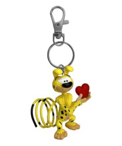 Marsupilami Portachiavi Marsupilami Heart 12 Cm Plastoy