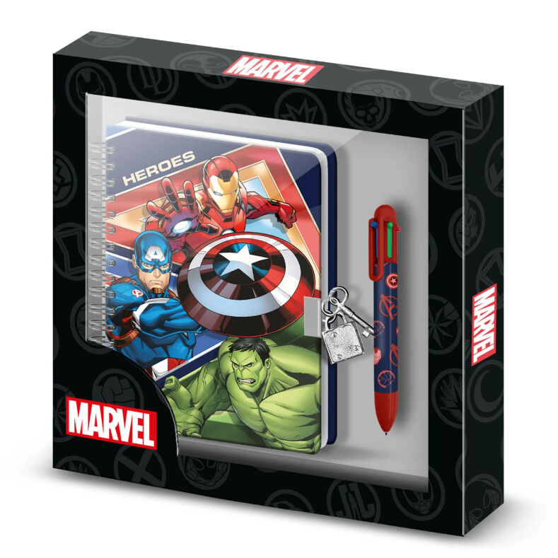 Marvel Avengers Diario + Pen Karactermania