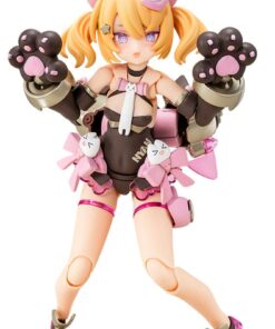 Megami Device Plastica Model Kit 1/1 Puni Mofu Kuro Mao 14 Cm Kotobukiya